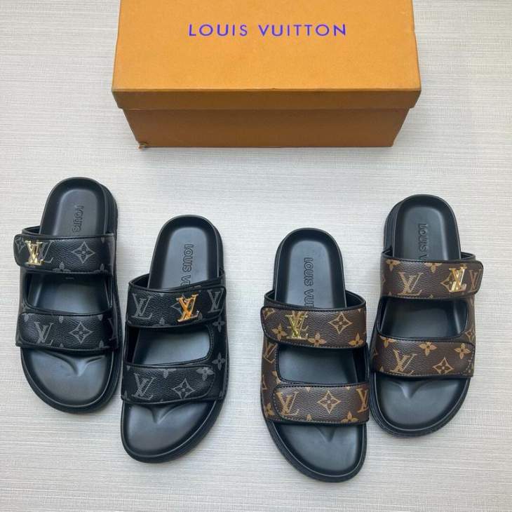 Picture of Louis Vuitton Slippers _SKULVsz38-45mnf05121315